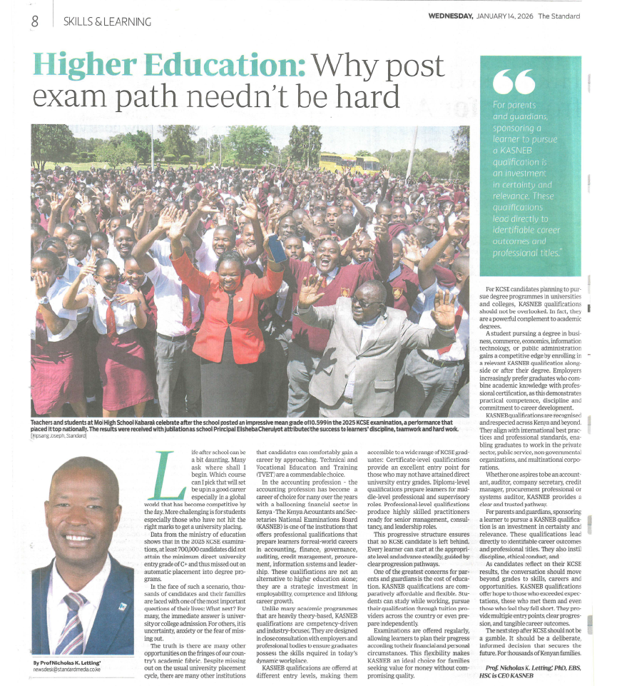 What next after kasneb