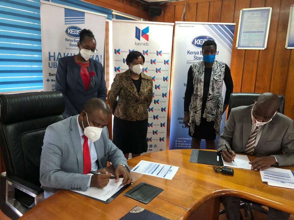 KEBS Signs MOU with kasneb for certification of quality practitioners